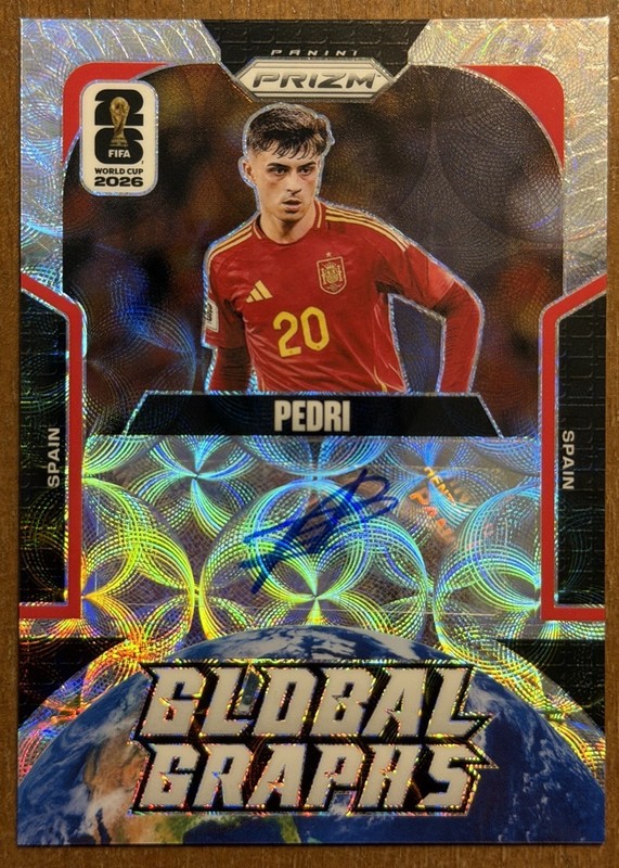 2026 Panini Prizm FIFA World Cup Pedri Choice Global Graphs Auto