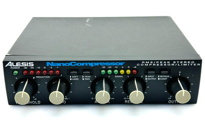 ギター Alesis NanoCompressor Alesis NanoCompressor RMS Peak Stereo Compressor Limiter *For