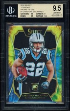 Christian McCaffrey 2016 Panini Select #7 2017 XRC Tie-Dye Rookie /25 BGS 9.5