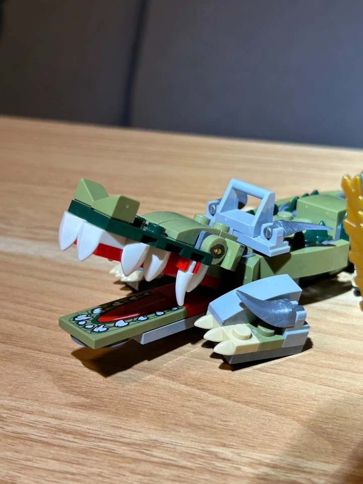 Lego 70126 Krokodil Legend-Beast vollständig inkl. Minifigur Cragger + Waffen - Bild 4 von 4