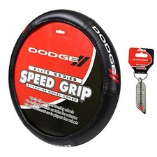 Steering Auto Wheel Cover with Fancy Logo Keychain Compatible with Dodge