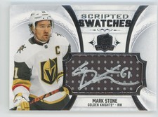 2022-23 UD The Cup Scripted Swatches Mark Stone Auto /35 #SM-MS