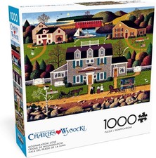 Buffalo Games - Charles Wysocki Moonmeadow - 1000 1000 piece, Multicolor