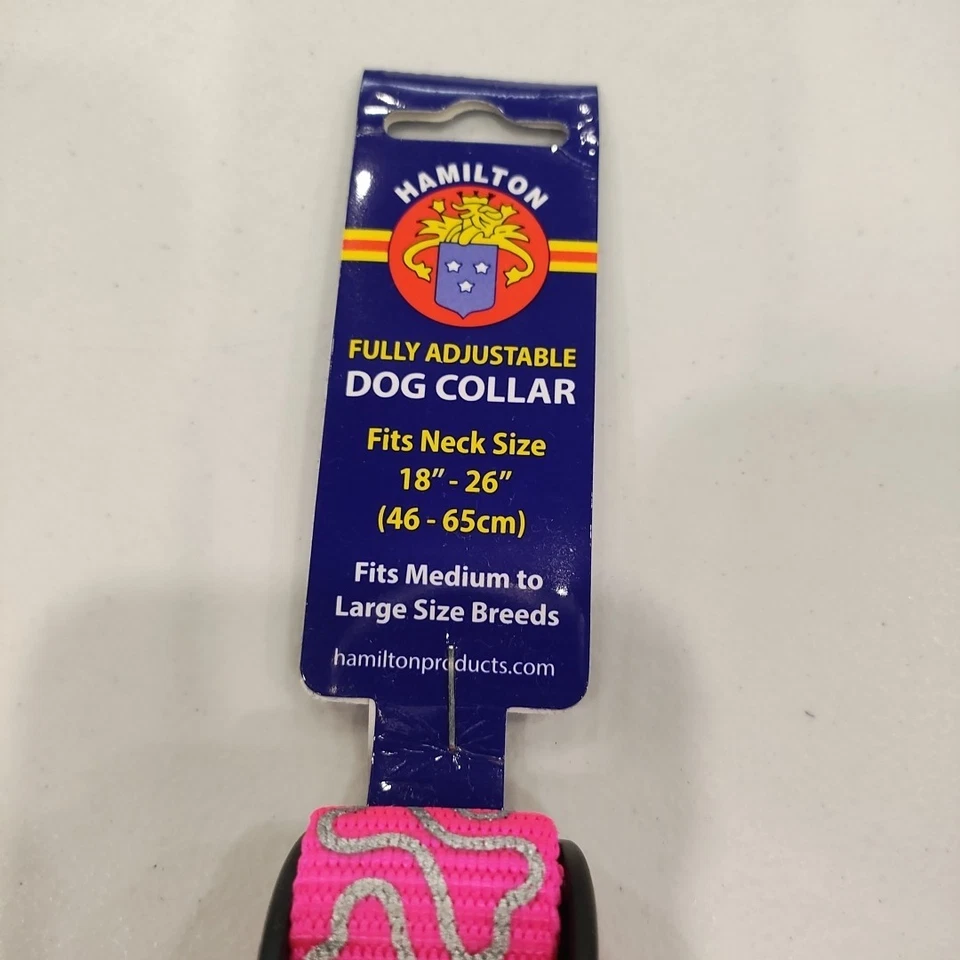 Hamilton Fully Adjustable Dog Collar Fits Med To Large Dogs Brand New - Image 2 of 4