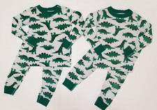 Hanna Andersson Dinosaur Pajama Set Twin Lot Youth 100 cm US 4 Organic Cotton