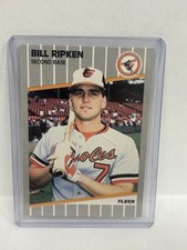 1989 Fleer - Billy Ripken #616 Black Box on Bat Knob