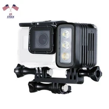 30M Waterproof Underwater Diving LED Light For GoPro Hero 10/9/8/7/6/5 Camera t