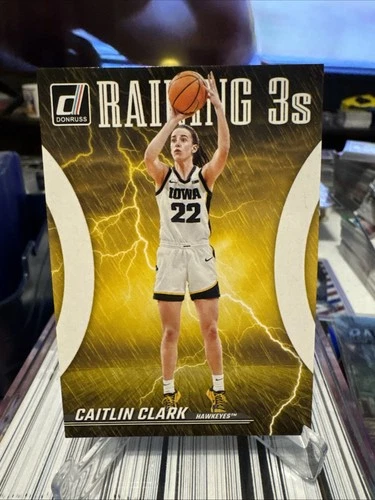 2024 Panini Caitlin Clark Collection #R1 Caitlin Clark Raining 3s