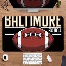 15.7x35.4 inch 1pc Baltimore Football-Themed Gaming Mouse Pad  Laptop Desk Mat-