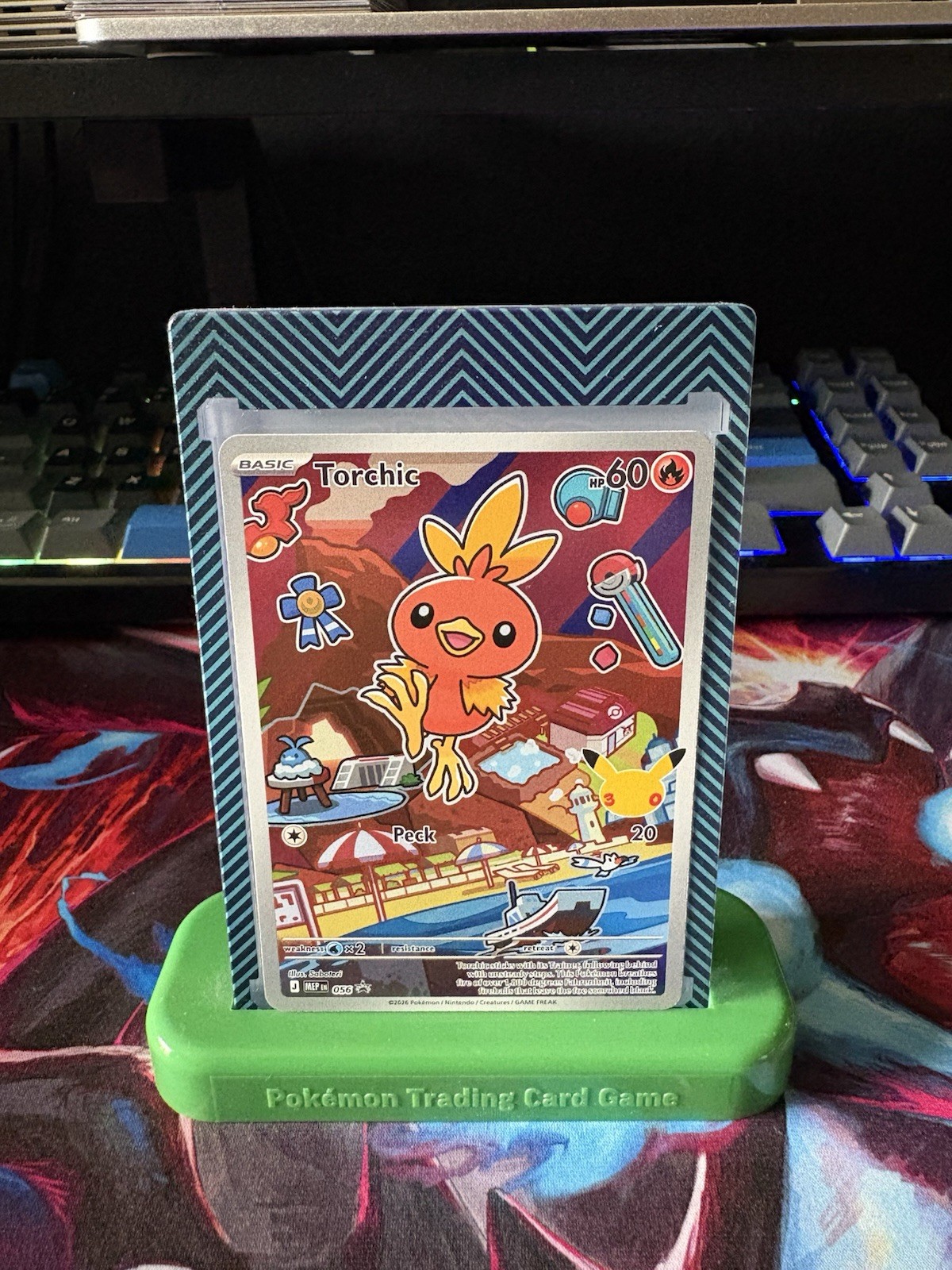 Pokemon TCG Torchic MEP 056 First Partner Promo - NM