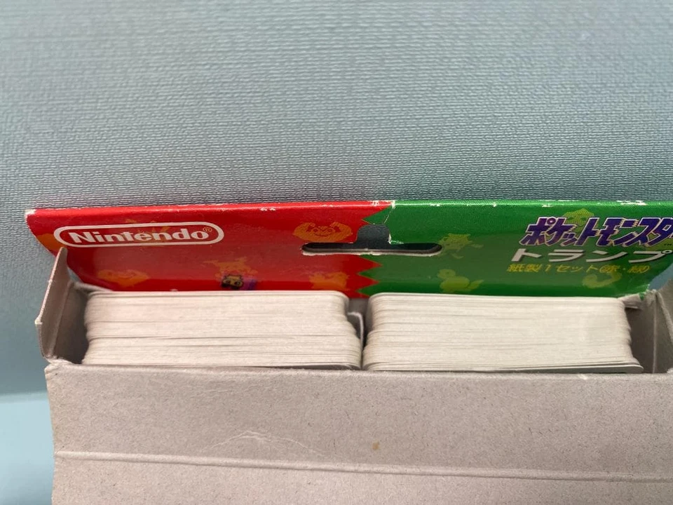 Pokemon Playing Cards Poker Charizard Venusaur Deck Red Green Japanese 1996 JP - Image 2 of 4