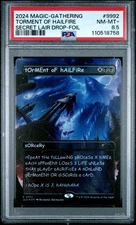 2024 MTG SECRET LAIR DROP FOIL #9992 TORMENT OF HAILFIRE PSA 8.5
