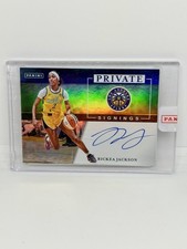 RICKEA JACKSON 2025 Panini Donruss WNBA Private Signings Auto LA Sparks PS-RJK