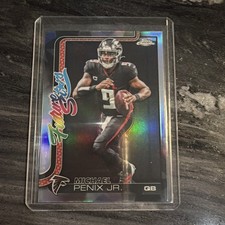 2025 Topps Chrome Michael Penix Jr Future Stars #FS-19 NFL Falcons Refractor