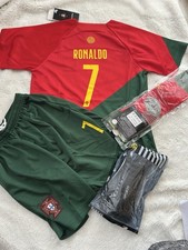 Fußball Trikot Kinder 146/152  Neu Mit Etikett Cr7 Ronaldo Portugal Set