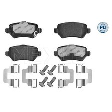 Satz Bremsbeläge Bremsklötze hinten für Opel Astra G F70 T98 F35 H A04 | 2457