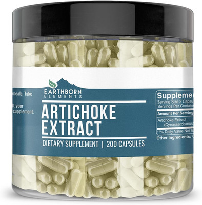 Artichoke Extract 200 Capsules, Pure & Undiluted, No Additives