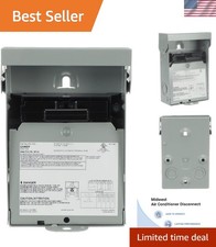 NEMA 3R Weatherproof AC Disconnect Switch - 60A 240V, User-Friendly Design