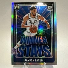 Jayson Tatum 2024-25 Donruss Optic Basketball Winner Stays Silver Prizm Celtics