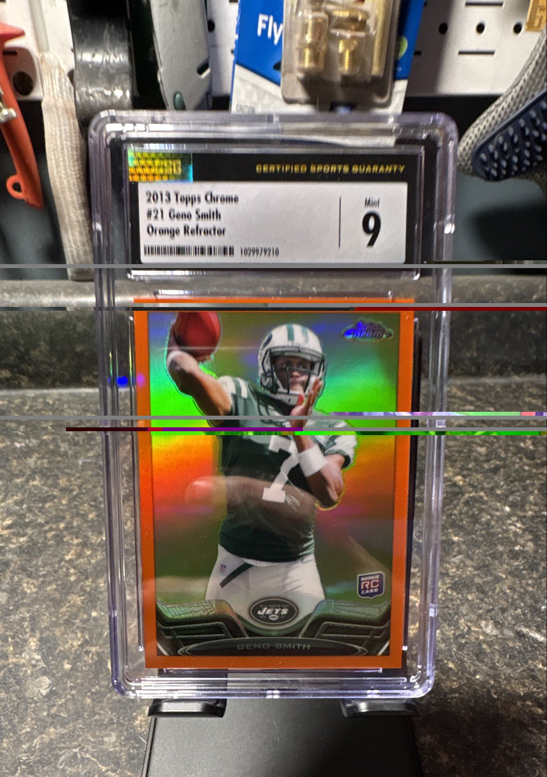 2013 Topps Chrome - Geno Smith #21 Orange Refractor (RC)