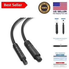 10Ft Male-to-Female 4Pin Backup Camera Extension - Thin  Thicker Shielded Cable