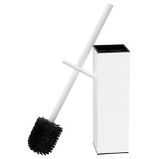 Toilet Brush and Holder Set,Square Toilet Bowl Brush for Bathroom with 304 St...