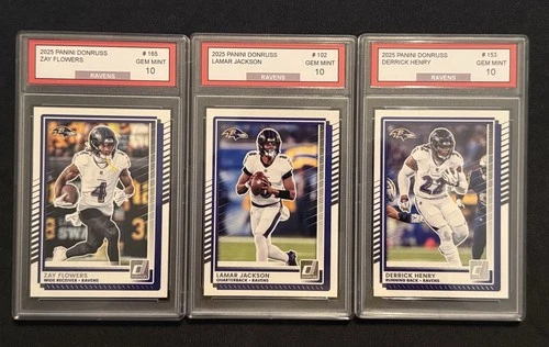 2025 Panini Lamar Jackson / Zay Flowers Base (Raw)