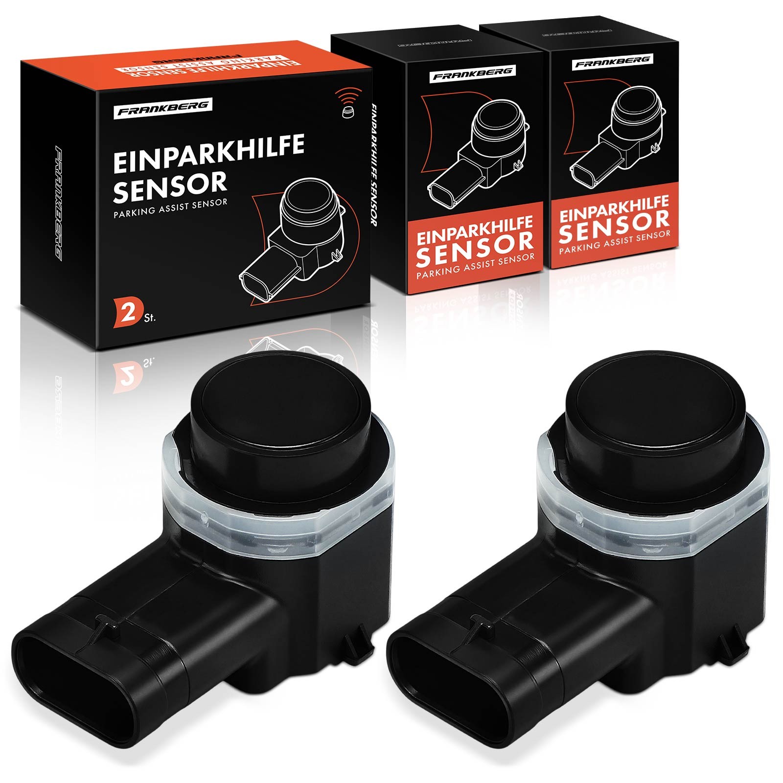 FRANKBERG 2x Parking Sensor PDC for VW Golf Volvo C30 Skoda Toyota Front & Rear