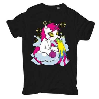 TShirt Kotzendes Einhorn Unicorn Rainbow fun spass festival einhörner S bis 8XL