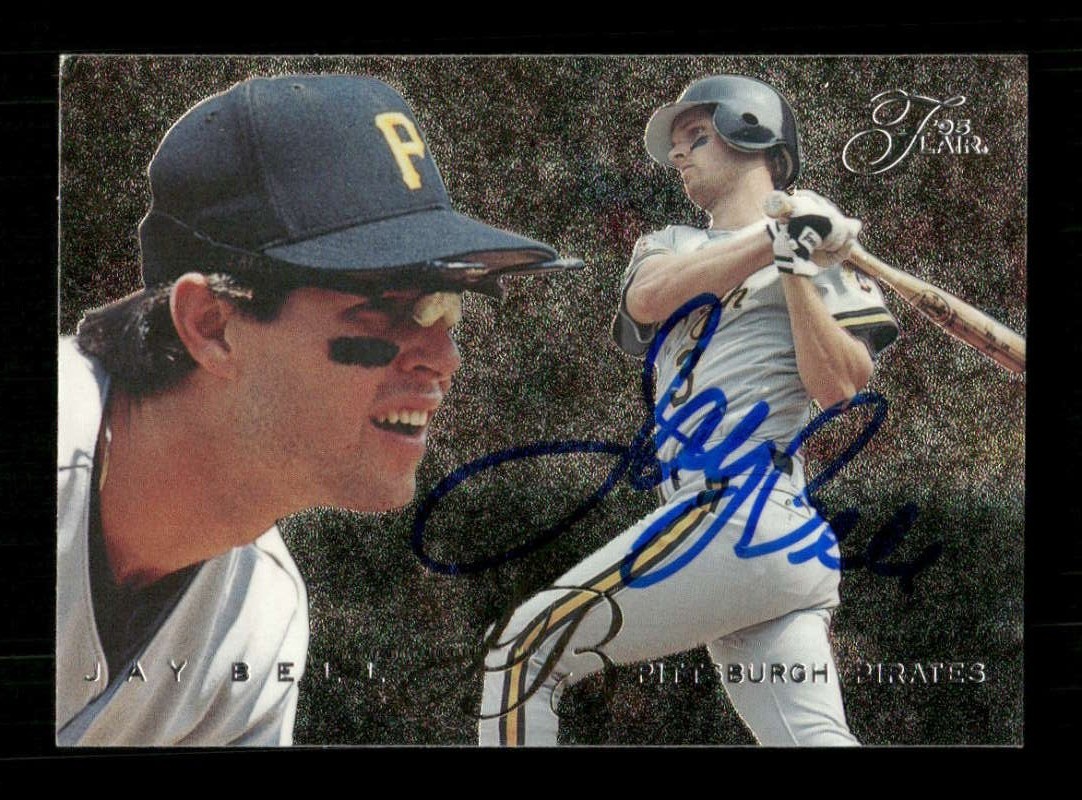 1995 Flair 184 Jay Bell signed auto autograph crisp BXCP49