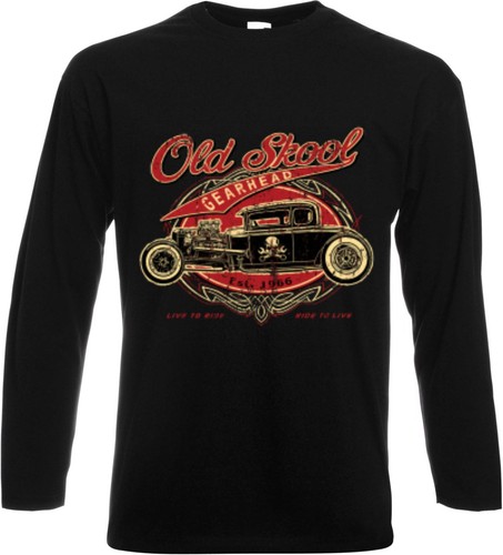 T-shirt Rockabilly Teddy Boy Fruit Of The Loom - Motif Vintage Rock'n'roll, 100% Coton, Manches Courtes, Neuf
