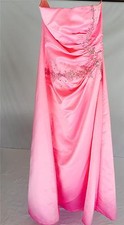 Gorgeous Pink Full Length Formal Gown with Sequins Homecoming Halloween Jr 11/12