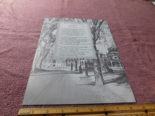Poetry Print From Magazine Vintage 1961 To Live ... To Love ... To Smile - Picture 2 of 2