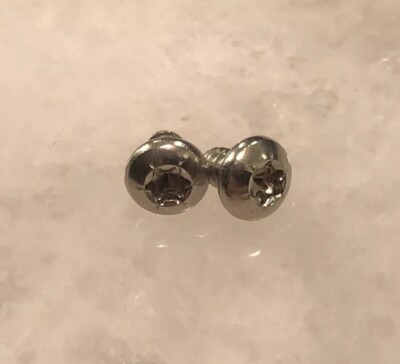 Stainless Steel Replacement Pivot Screws For Ontario Rat 1 Knife (Set of 2pcs)