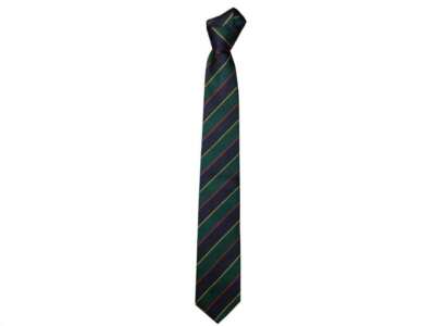 Cravate Soie 100% Italienne Rayures Fines – Bleu/vert Menthe, étroite, Neuve Avec étiquettes