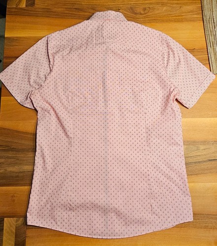 Olymp Hemd Gr. 41 level 5 five body fit Kurzarm gemustert Anker Rot Blau - Bild 17 von 23