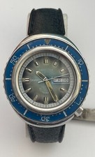 Vintage EAGLE STAR SQUALE Diver Watch 100 Atmos Quartz Squale Geneve RARE