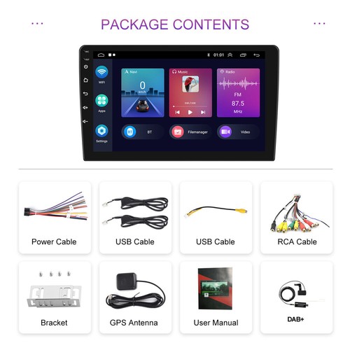 For 1 Din DAB+ Ford Transit Custom 2018-2023 Android 13 Carplay Car Stereo Radio - Picture 17 of 23