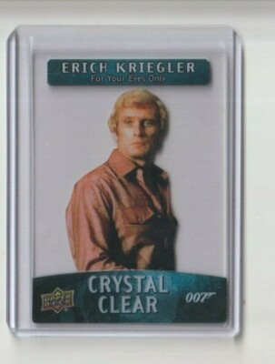James Bond Villains and Henchmen Crystal Clear Trading Card #CC29 Erich Kriegler