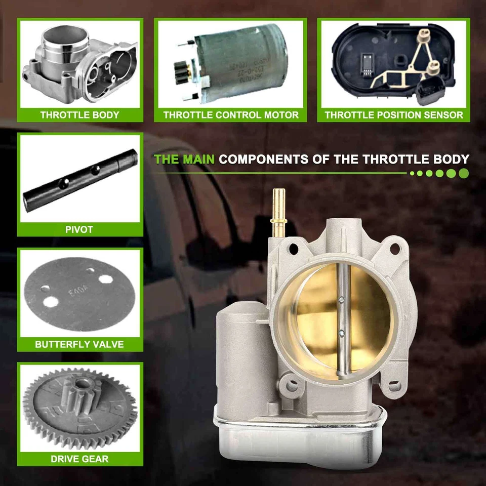 Carrocería del acelerador para Chevrolet Cobalt Saturn Ion 2,0 L 2005 2006 2007 12565553 Foto 2 de 4