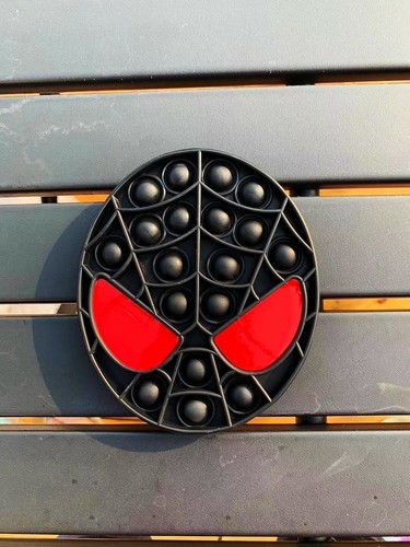 Spider-Man Silicone Fidget Bubble Popper Sensory Stress Relieving Toys - Picture 3 of 10