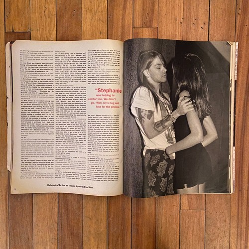 Andy Warhol's Interview Magazine Axl Rose Cover May 1992 Complete - Picture 4 of 5
