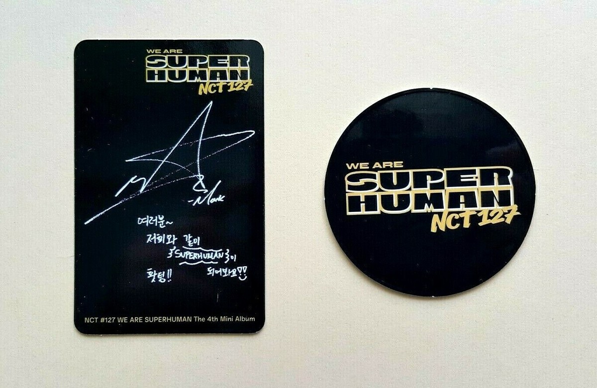 NCT 127 We are Superhuman 4th Album Authentic Official PHOTOCARD