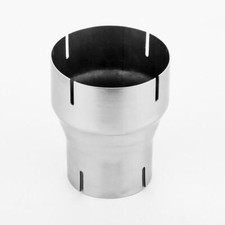 3" ID Slot to 4" ID Slot 304 Stainless Steel Exhaust Connector Adapter Coupling