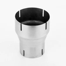 3" ID Slot to 4" ID Slot 304 Stainless Steel Exhaust Connector Adapter Coupling