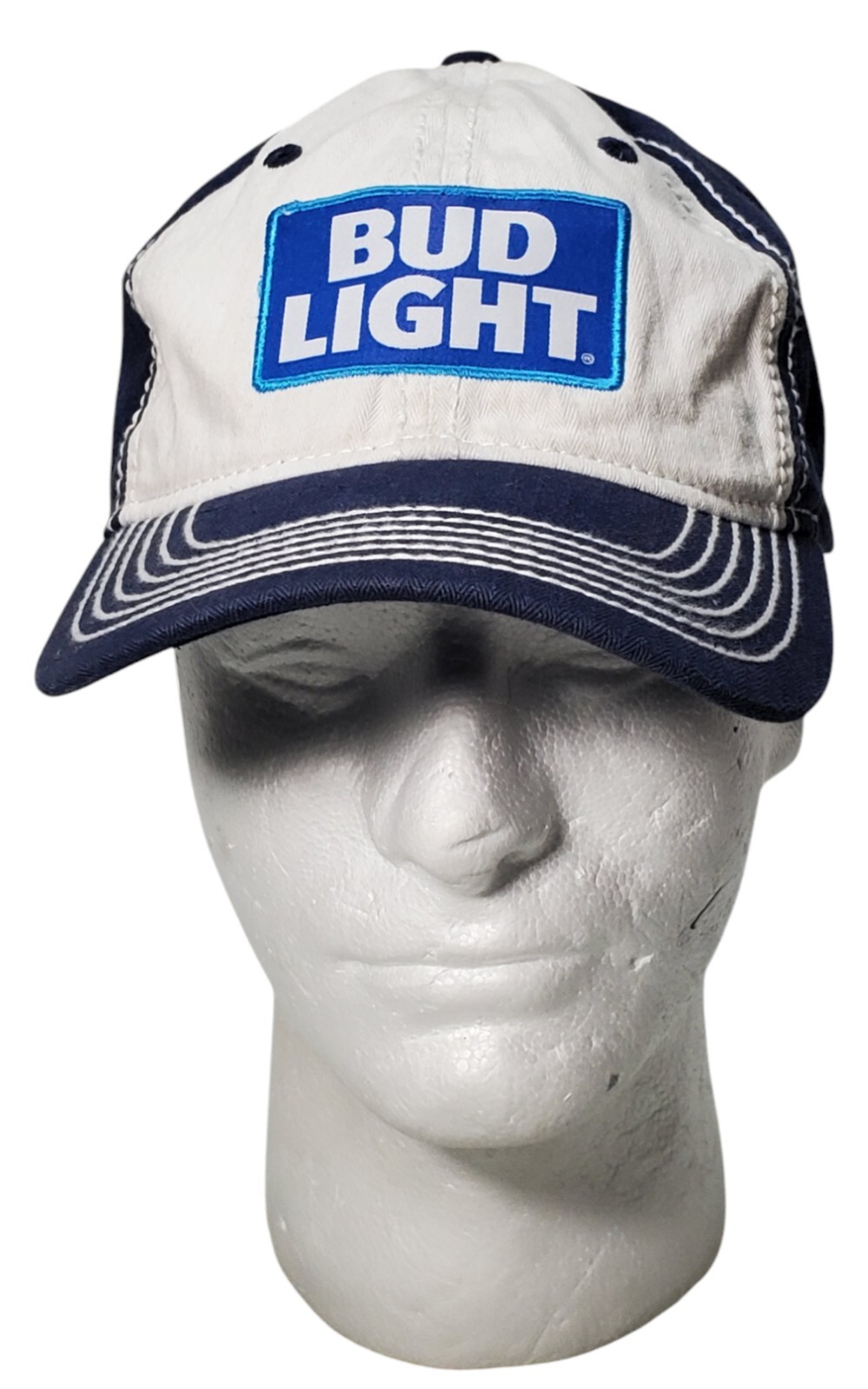 Bud Light Patch Strapback Baseball Hat Cap 2017 A… - image 1