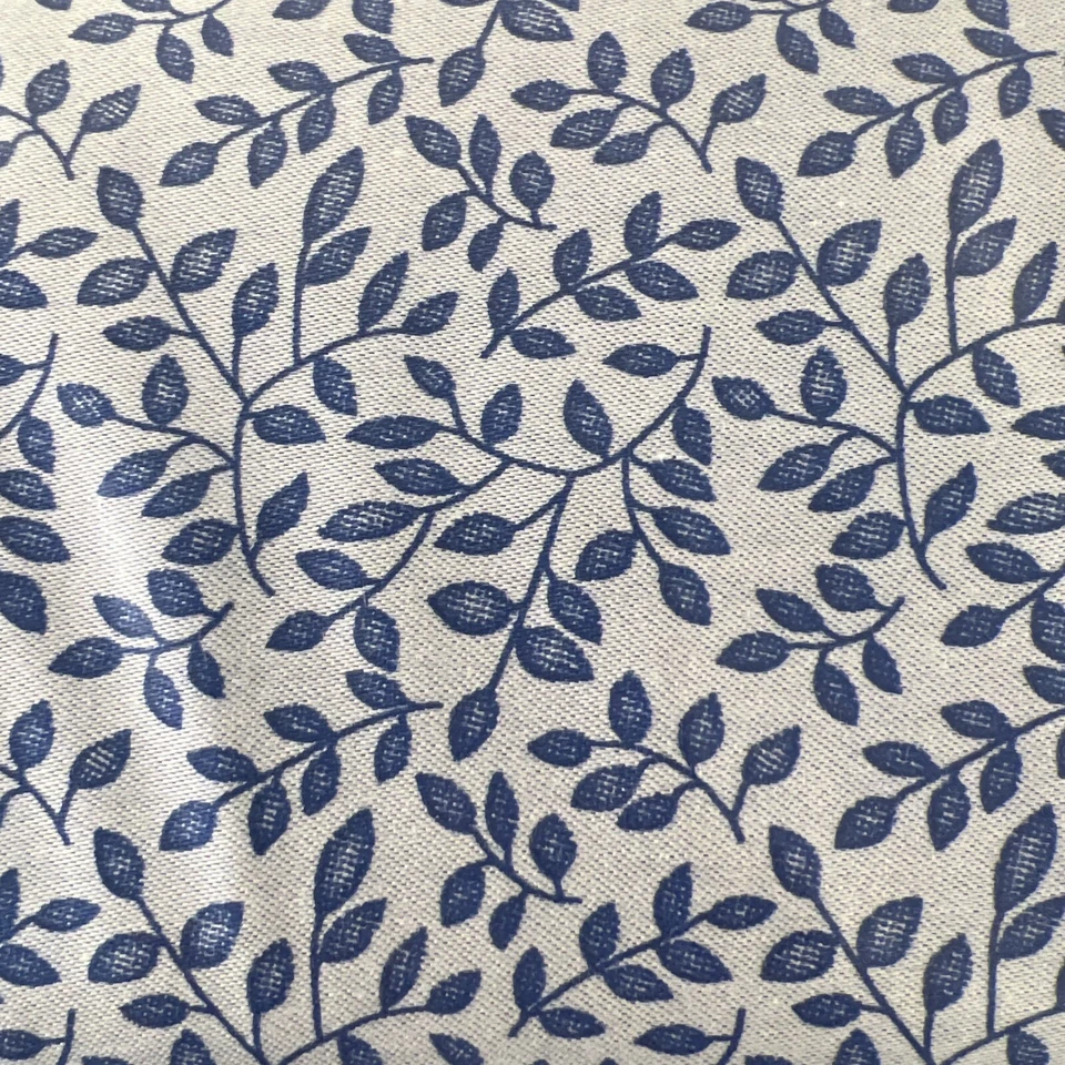 Hojas de mezclilla QVC Home Reflections 600 hilos Ct. Completo 4 piezas Juego de sábanas-azul y blanco Foto 4 de 4