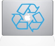 Decal Guru Go Green Recycle MacBook Decal Vinyl Sticker 13 MacBook Air
