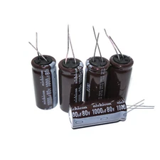 5PCS 1000uF 80V Electrolytic Radial Lead Capacitor 80V1000uF 18x40 mm
