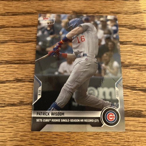 2021 Topps Now 830 Patrick Wisdom